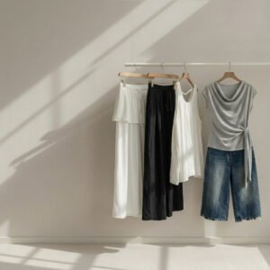 Curved Barrel Jeans	修饰显瘦牛仔裤