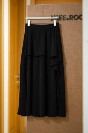 Asymmetric Panel Maxi Skirt	不规则拼接西装裙
