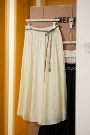 Crinkle Midi Skirt	百搭皱褶半身裙