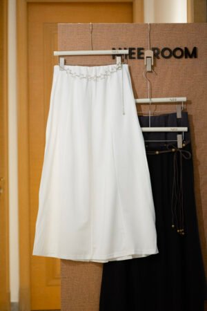 Cotton Flowing Skirt	高腰垂感棉质半身裙
